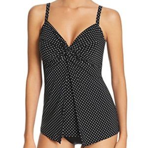 Miraclesuit Pin Point Love Knot Tankini Swim Top